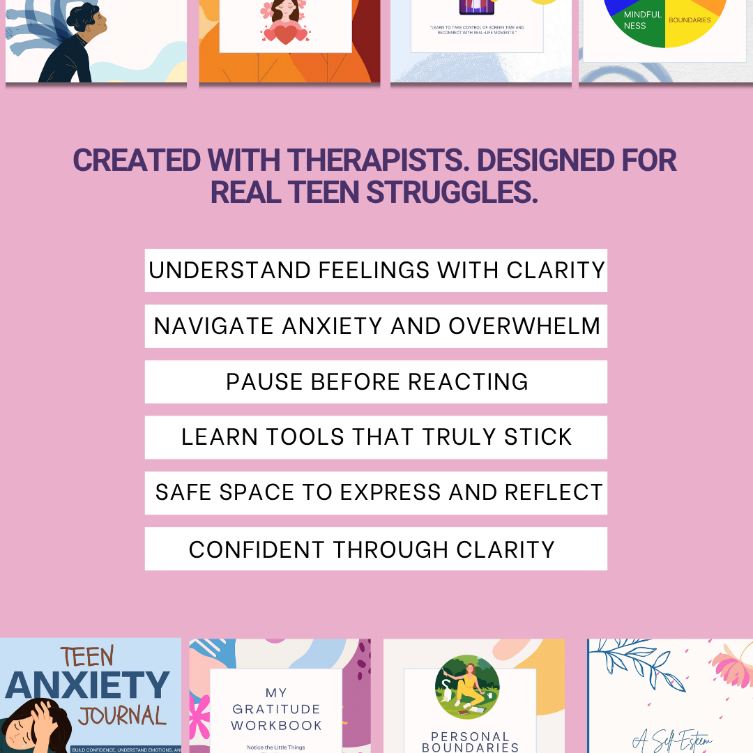 Teen Therapy Workbook Bundle (Free Today)